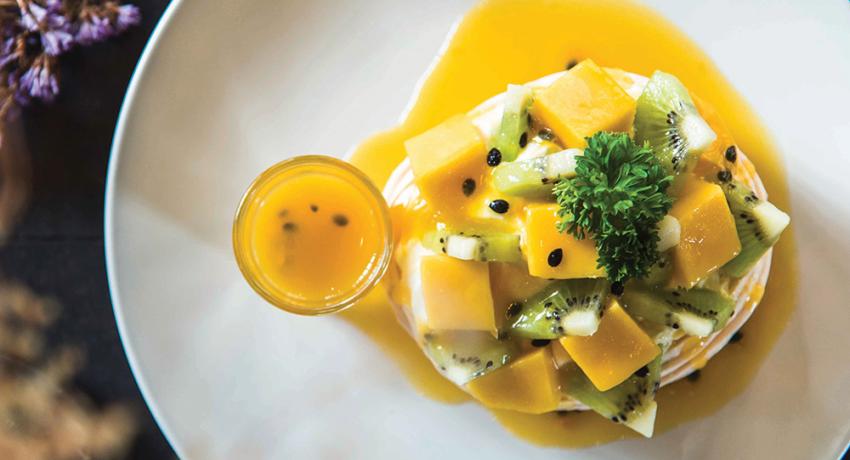 Tropical Fruit Pavlova