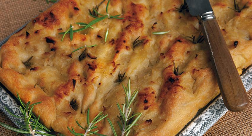 Herby Onion Foccacia Recipe