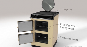 The AGA 60 with electric hotplate 