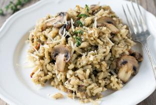 Quick and Easy Mushroom Risotto